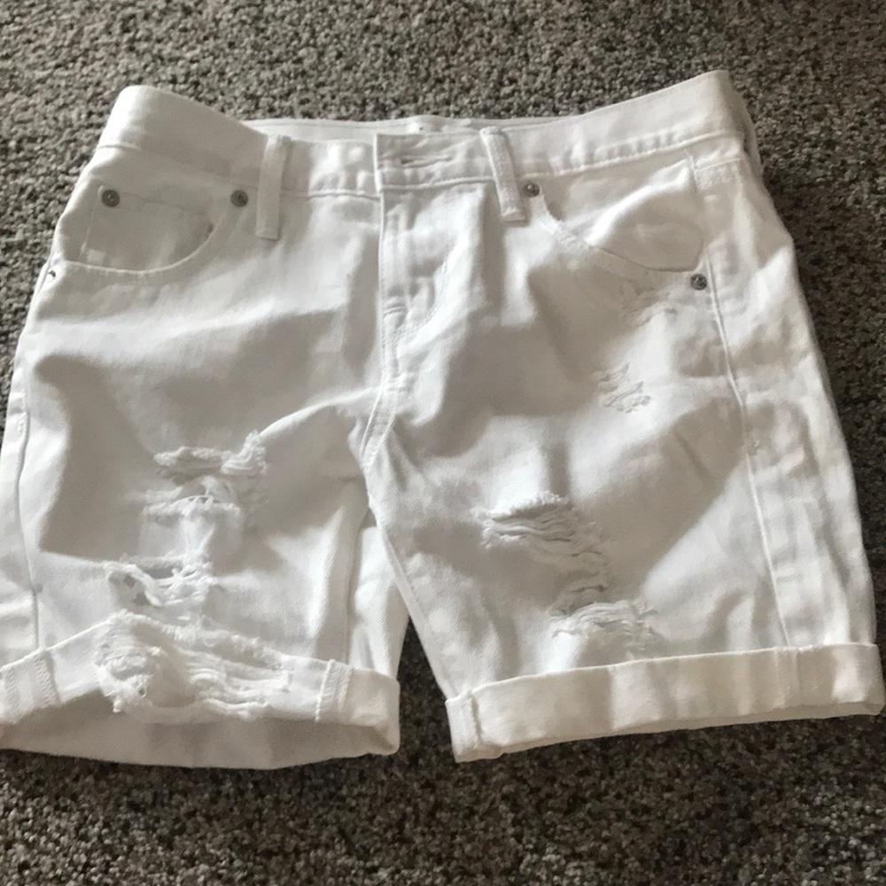 White shorts